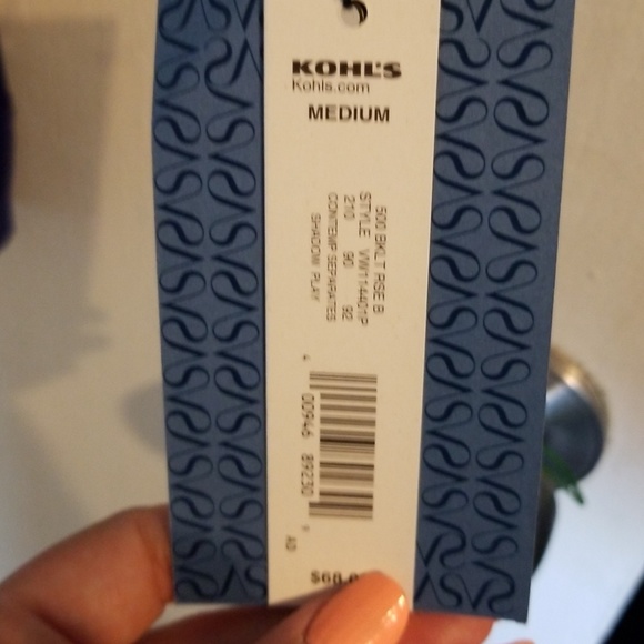 Vera Wang Blue Floral Print Wrap Around Dress New - Picture 3 of 3